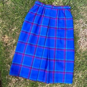 Vintage Plaid Skirt